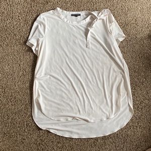 Cream colored high low top